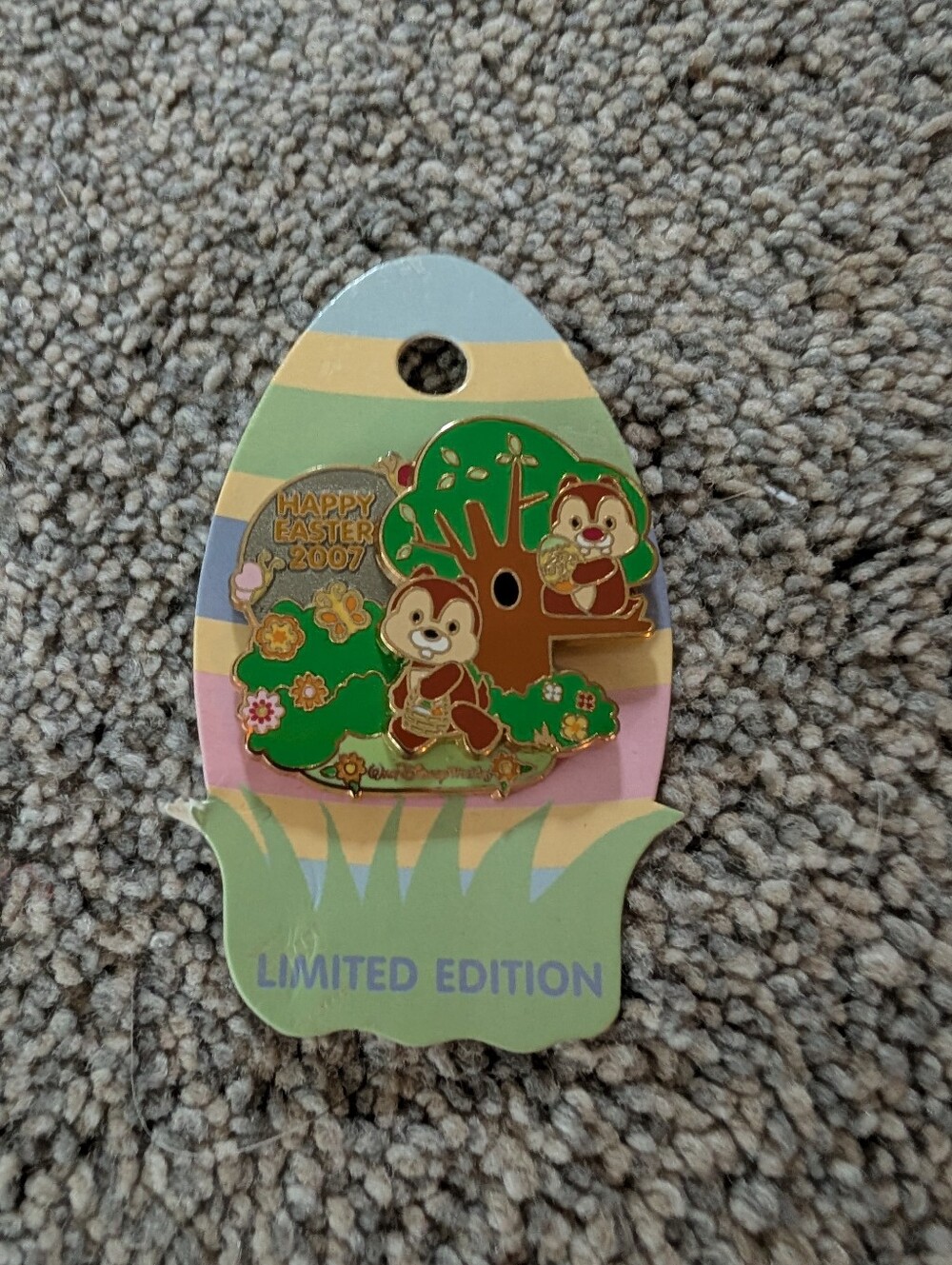 Disney Chip And Dale Easter Pin